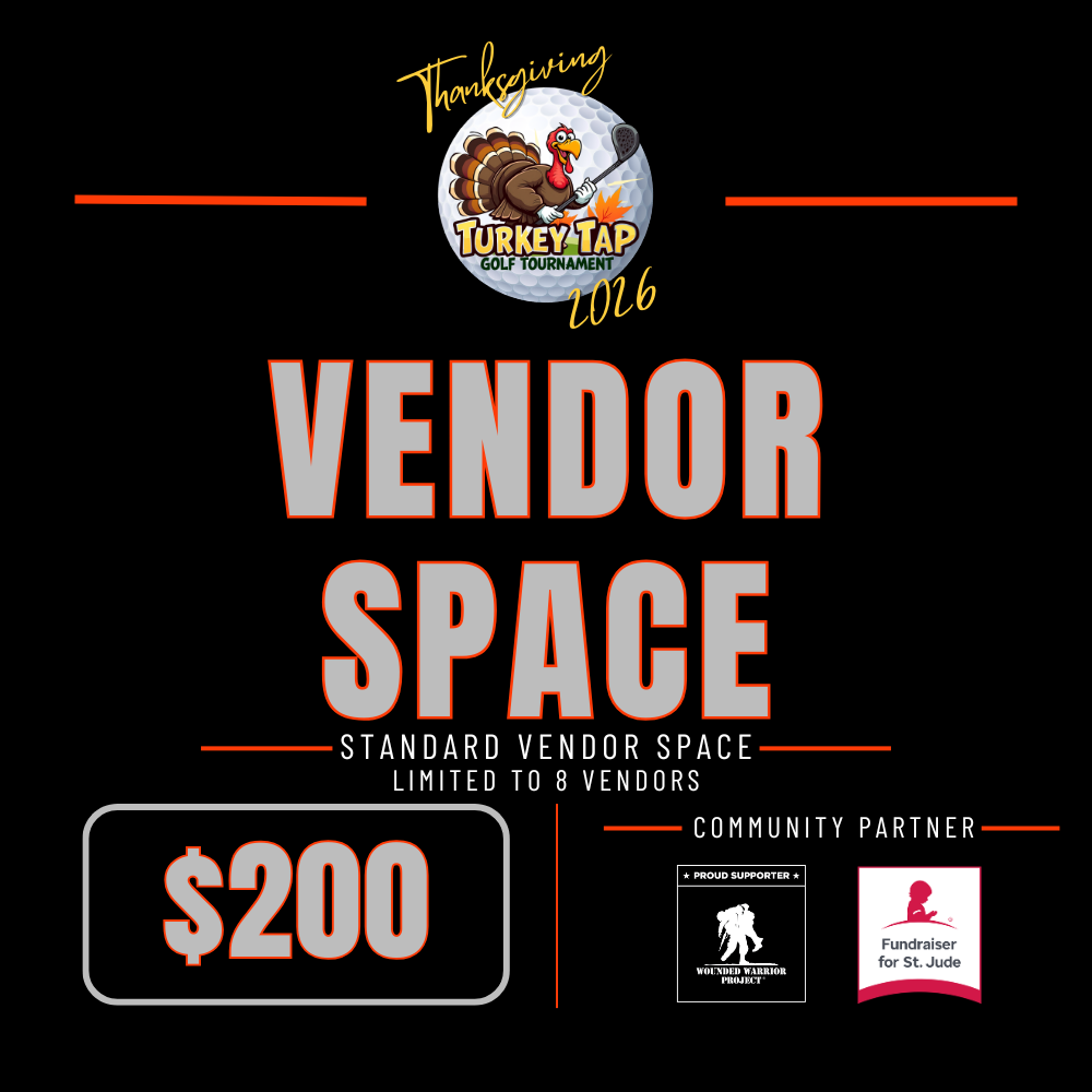 2026 Turkey Tap Standard Vendor Space