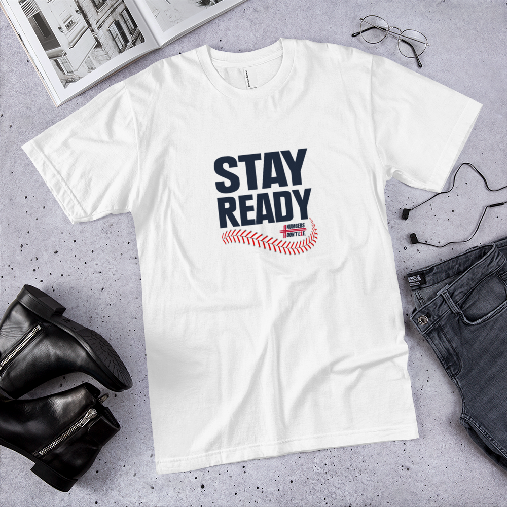 Stay Ready Adult NDL Baseball T-Shirt - FREE SHIPPING