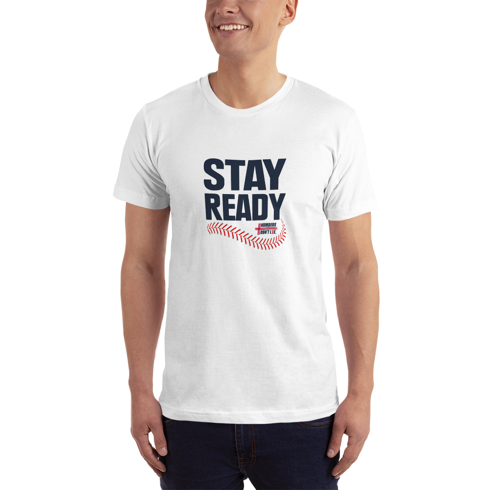 Stay Ready Adult NDL Baseball T-Shirt - FREE SHIPPING