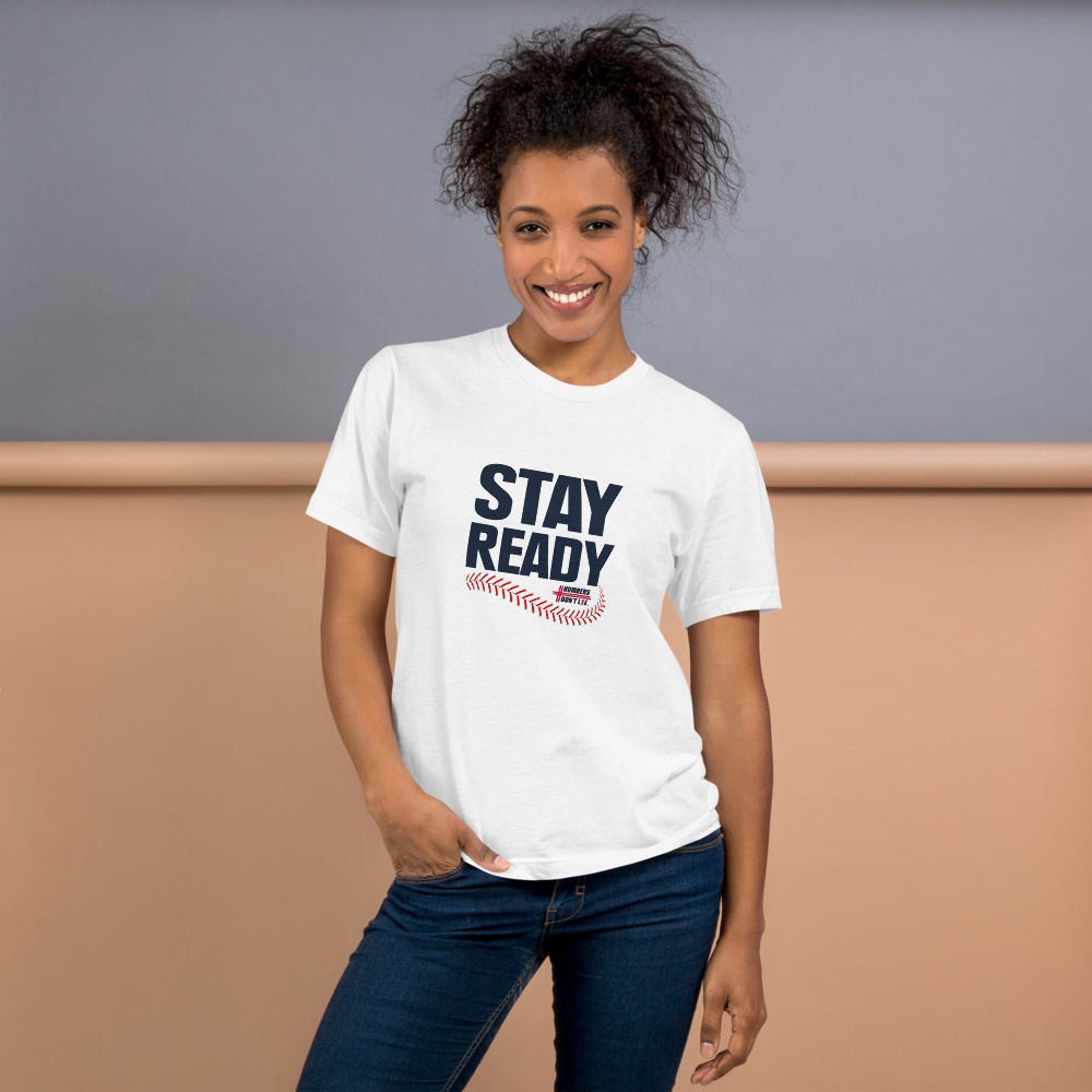 Stay Ready Adult NDL Baseball T-Shirt - FREE SHIPPING