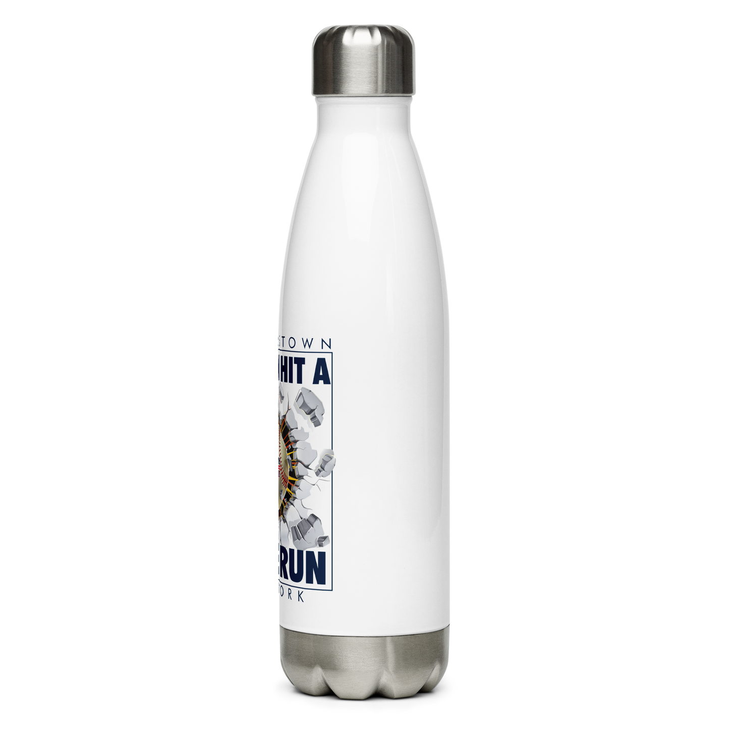 Cooperstown Home Run - Stainless Steel Water Bottle - FREE SHIPPING
