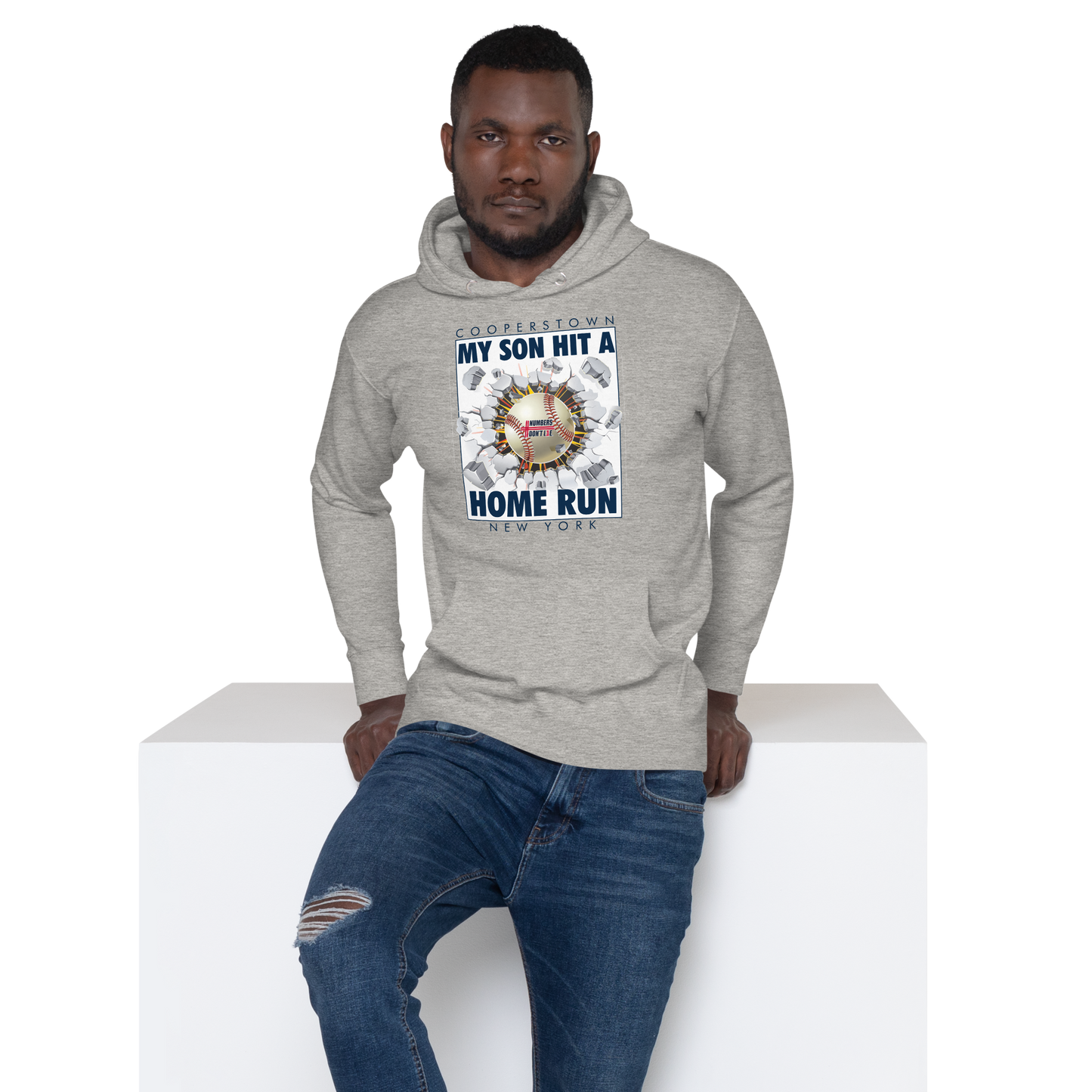 Cooperstown Home Run - Unisex Hoodie - FREE SHIPPING
