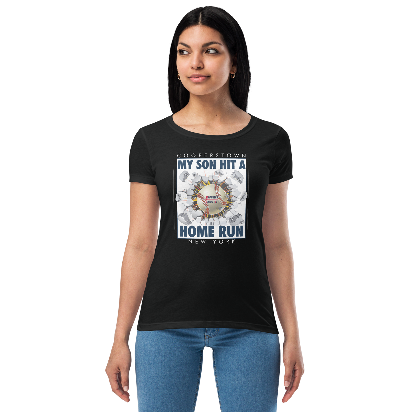 Cooperstown Home Run - Women’s fitted t-shirt - FREE SHIPPING