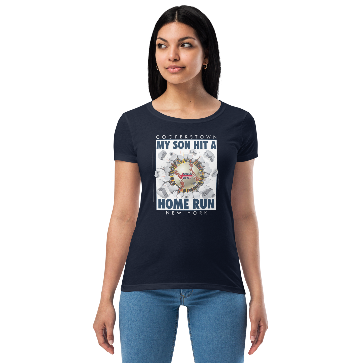 Cooperstown Home Run - Women’s fitted t-shirt - FREE SHIPPING