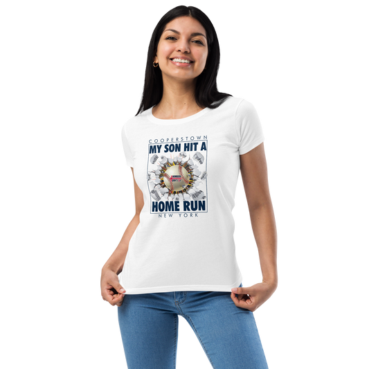 Cooperstown Home Run - Women’s fitted t-shirt - FREE SHIPPING