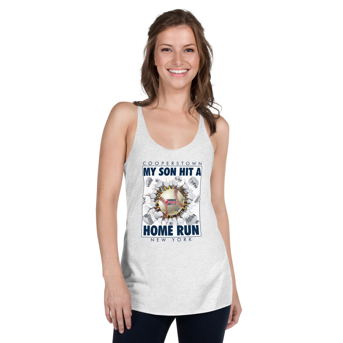 Cooperstown Home Run - Women's Racerback Tank - FREE SHIPPING