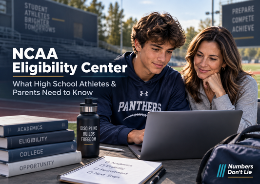 NCAA Eligibility Center guide for high school athletes and parents by Numbers Don't Lie