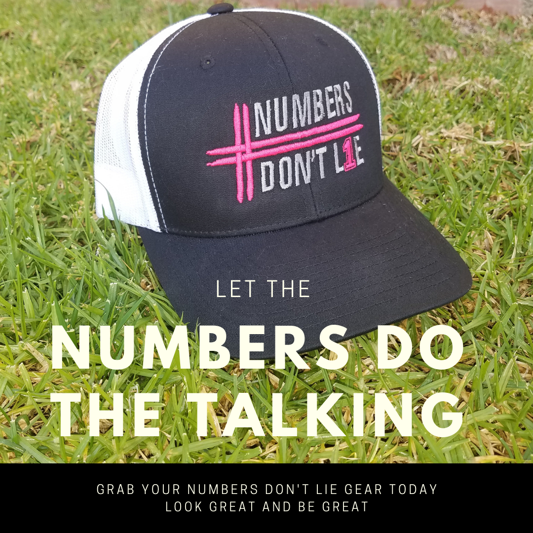 Classic Numbers Don't Lie 2-Tone Hat (Black/White/Pink)