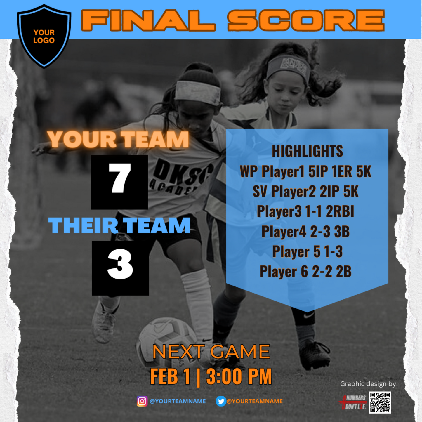 DIY Soccer Bundle - Editable Canva Templates