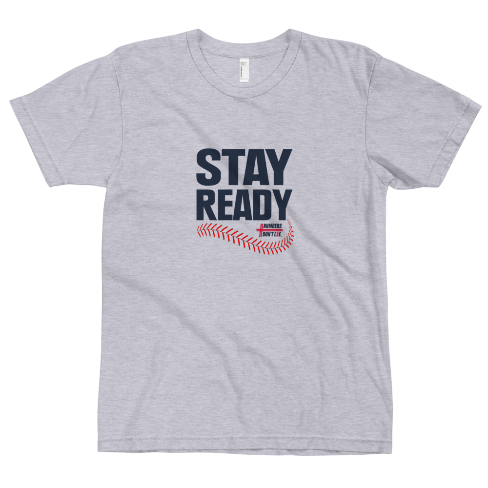 Stay Ready Adult NDL Baseball T-Shirt - FREE SHIPPING